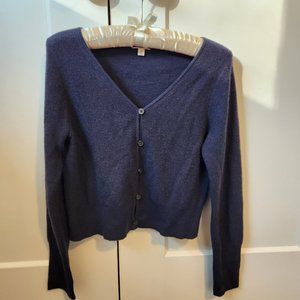 J.Crew Featherweight Cashmere Cropped Cardigan